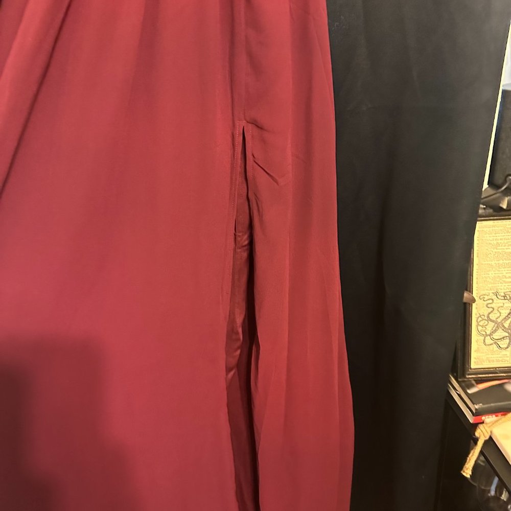 Lulus Heavenly Hues Burgundy Maxi Dress-New Never worn - Picture 5 of 7